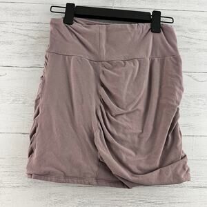 Free People Dusty Purple Fitted Y2K Mini Skirt Size M